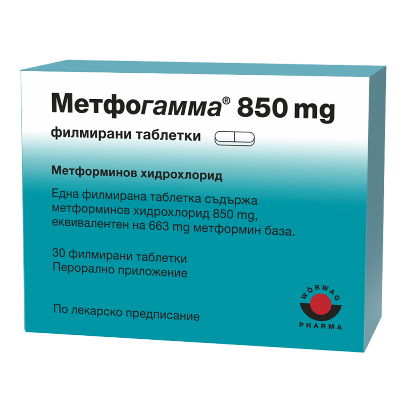 ᐉ МЕТФОГАММА табл 1000 мг х 60 бр | Аптека Феникс
